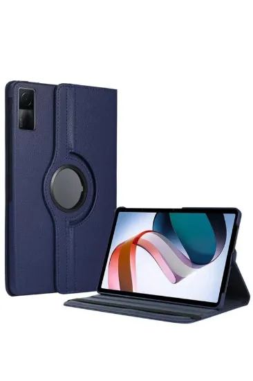 Newface Xiaomi Redmi Pad SE 4G Kılıf 360 Tablet Deri Kılıf - Lacivert resmi