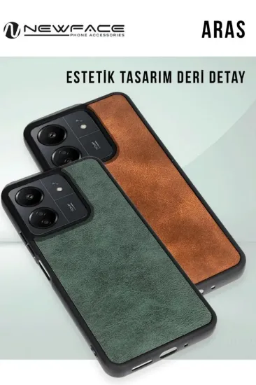 Newface Samsung Galaxy A26 Kılıf Aras Deri Kapak - Taba resmi