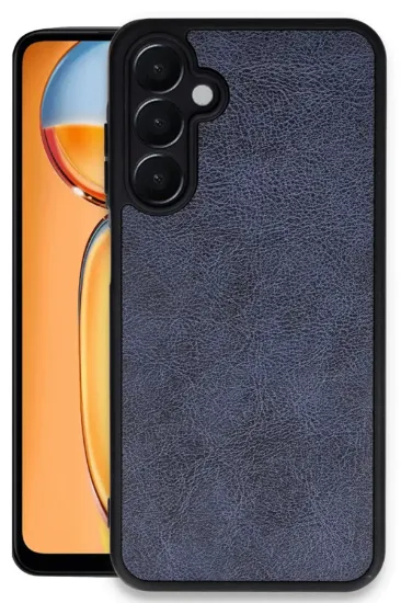Newface Samsung Galaxy A36 Kılıf Aras Deri Kapak - Lacivert resmi