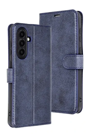 Newface Samsung Galaxy A36 Kılıf Trend S Plus Kapaklı Kılıf - Lacivert resmi