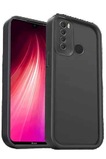 Newface Xiaomi Redmi Note 8 Kılıf Viera Silikon - Siyah resmi