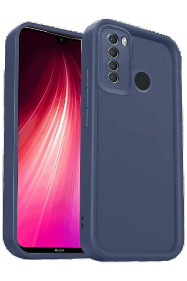 Newface Xiaomi Redmi Note 8 Kılıf Viera Silikon - Lacivert resmi