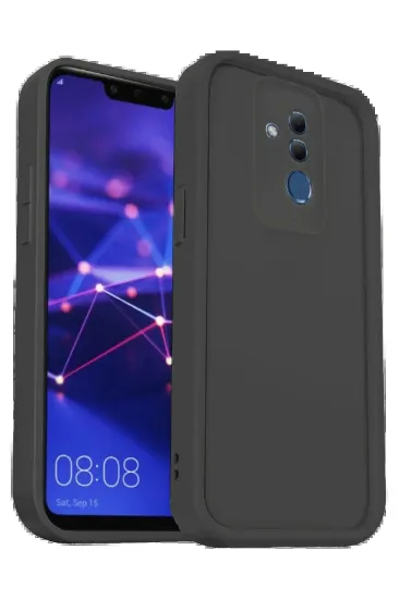 Newface Huawei Mate 20 Lite Kılıf Viera Silikon - Siyah resmi