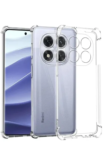 Newface Xiaomi Redmi Note 14 Pro 5G Kılıf Lüx Şeffaf Silikon resmi