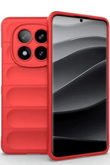 Newface Xiaomi Redmi Note 14 Pro 5G Kılıf Optimum Silikon - Kırmızı resmi