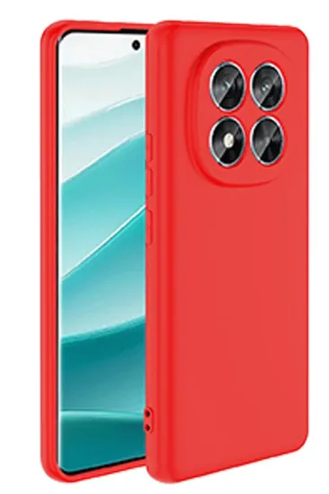 Newface Xiaomi Redmi Note 14 Pro 5G Kılıf First Silikon - Kırmızı resmi