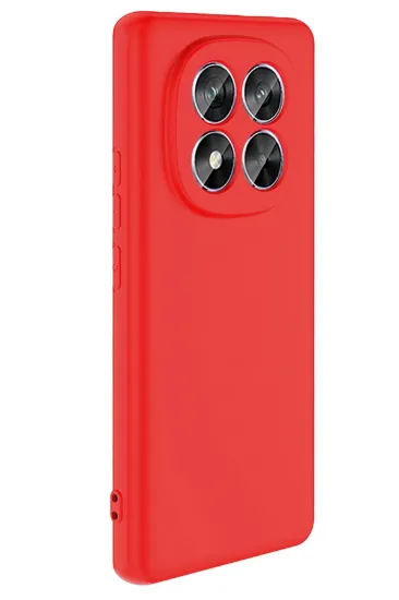 Newface Xiaomi Redmi Note 14 Pro 5G Kılıf First Silikon - Kırmızı resmi