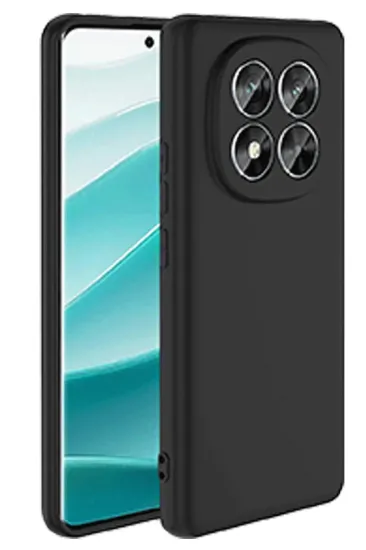Newface Xiaomi Redmi Note 14 Pro 5G Kılıf Nano içi Kadife Silikon - Siyah resmi