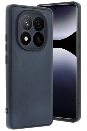 Newface Xiaomi Redmi Note 14 Pro 5G Kılıf Aras Deri Kapak - Lacivert resmi