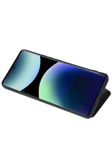 Newface Xiaomi Redmi Note 14 Pro 5G Kılıf Flip Cover - Koyu Yeşil resmi