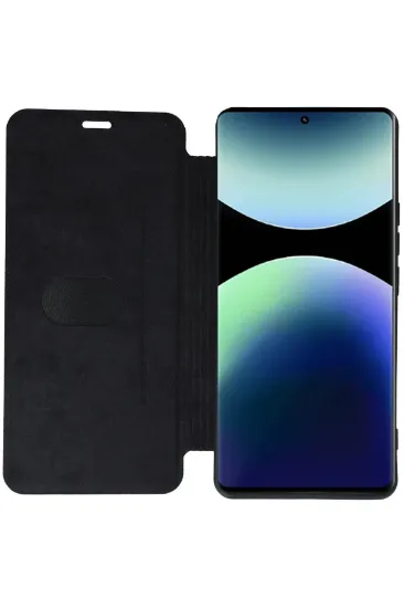 Newface Xiaomi Redmi Note 14 Pro 5G Kılıf Flip Cover - Koyu Yeşil resmi