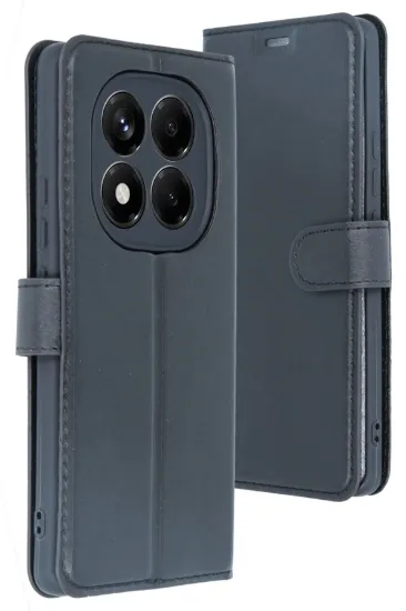 Newface Xiaomi Redmi Note 14 Pro 5G Kılıf Trend S Plus Kapaklı Kılıf - Siyah resmi