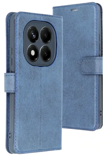Newface Xiaomi Redmi Note 14 Pro 5G Kılıf Trend S Plus Kapaklı Kılıf - Lacivert resmi