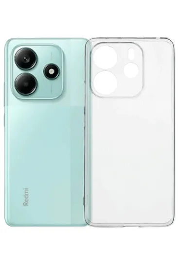 Newface Xiaomi Redmi Note 14 4G Kılıf Lüx Şeffaf Silikon resmi