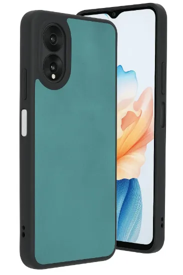 Newface Oppo A38 Kılıf Aras Deri Kapak - Açık Yeşil resmi