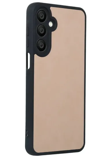 Newface Samsung Galaxy A35 5G Kılıf Aras Deri Kapak - Pudra resmi