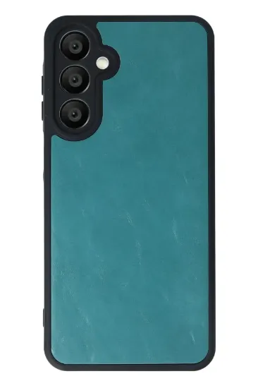 Newface Samsung Galaxy A35 5G Kılıf Aras Deri Kapak - Açık Yeşil resmi