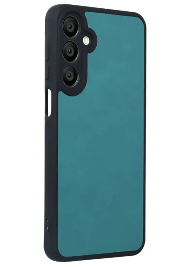 Newface Samsung Galaxy A55 5G Kılıf Aras Deri Kapak - Açık Yeşil resmi