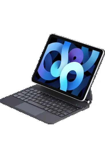Newface iPad Pro 11 (2022) Kılıf X7 Magic Manyetik Klavyeli Tablet Kılıfı - Siyah resmi