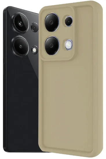 Newface Xiaomi Redmi Note 13 Pro 4G Kılıf Viera Silikon - Krem resmi
