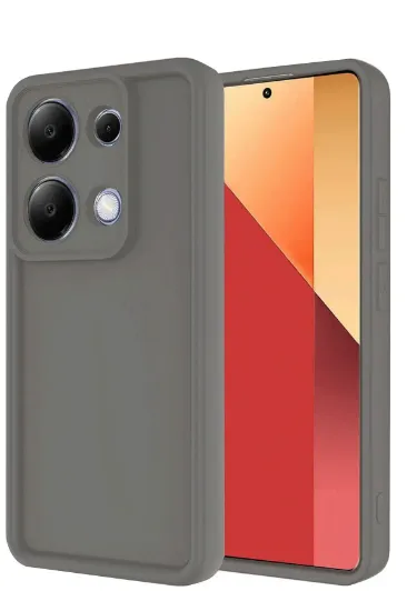 Newface Xiaomi Redmi Note 13 Pro 4G Kılıf Viera Silikon - Gri resmi