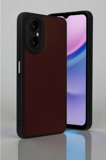 Newface Realme 12 Lite Kılıf Aras Deri Kapak - Bordo resmi