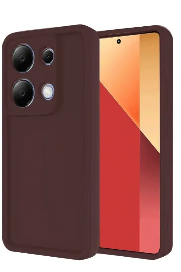 Newface Xiaomi Redmi Note 13 Pro 4G Kılıf Viera Silikon - Bordo resmi