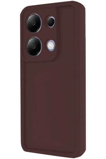 Newface Xiaomi Redmi Note 13 Pro 4G Kılıf Viera Silikon - Bordo resmi
