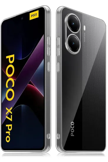 Newface Xiaomi Poco X7 Pro Kılıf Lüx Şeffaf Silikon resmi