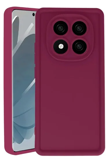 Newface Xiaomi Redmi Note 14 Pro 5G Kılıf Viera Silikon - Bordo resmi