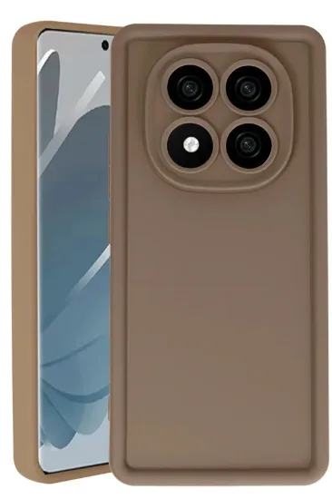 Newface Xiaomi Redmi Note 14 Pro 5G Kılıf Viera Silikon - Kahverengi resmi