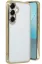 Newface Samsung Galaxy S25 Plus Kılıf Razer Lensli Silikon - Gold resmi