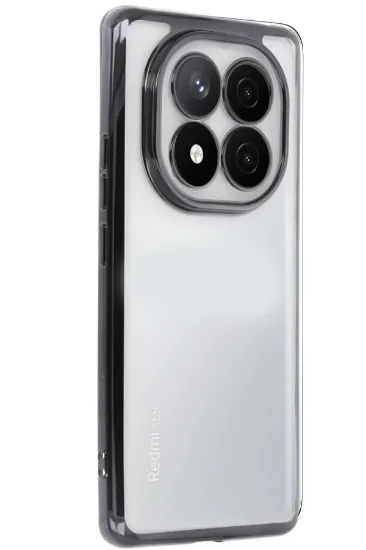 Newface Xiaomi Redmi Note 14 Pro Plus Kılıf Razer Lensli Silikon - Siyah resmi
