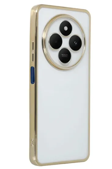 Newface Xiaomi Redmi 14C Kılıf Razer Lensli Silikon - Gold resmi