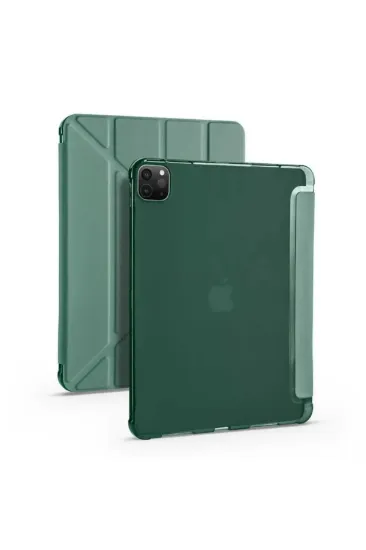 Newface iPad Mini 5 Kılıf Tablet Smart Kılıf - Koyu Yeşil resmi