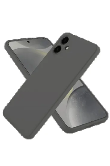 Newface Samsung Galaxy A06 Kılıf First Silikon - Gri resmi