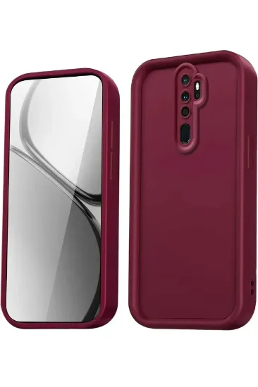 Newface Xiaomi Redmi Note 8 Pro Kılıf Viera Silikon - Bordo resmi