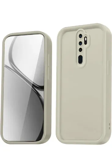 Newface Xiaomi Redmi Note 8 Pro Kılıf Viera Silikon - Krem resmi
