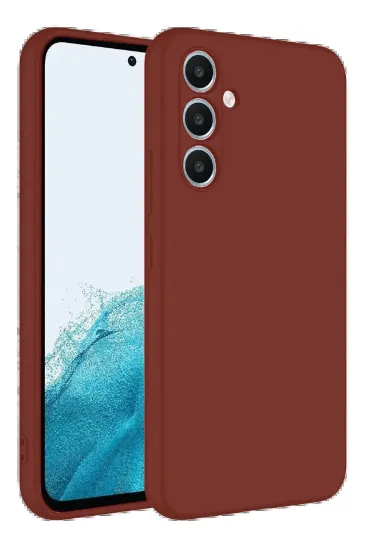 Newface Samsung Galaxy A16 5G Kılıf First Silikon - Bordo resmi