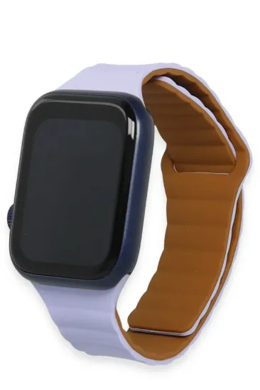Newface Apple Watch 42mm KR411 Tailored Strap Kordon - Lila resmi