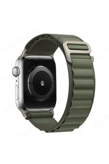 Newface Apple Watch Ultra 49mm Mountain Kordon - Yeşil resmi