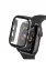 Newface Apple Watch 44mm Camlı Kasa Ekran Koruyucu - Siyah resmi