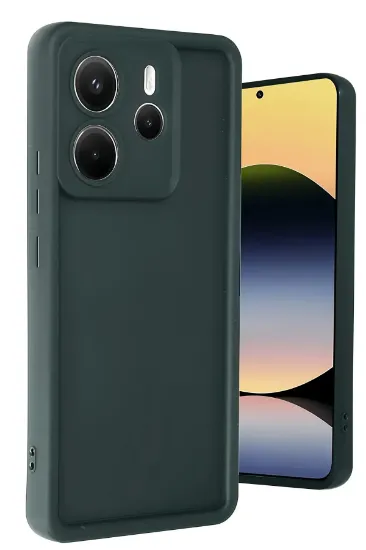 Newface Xiaomi Redmi Note 14 4G Kılıf Viera Silikon - Koyu Yeşil resmi