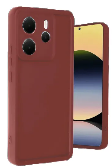 Newface Xiaomi Redmi Note 14 4G Kılıf Viera Silikon - Bordo resmi