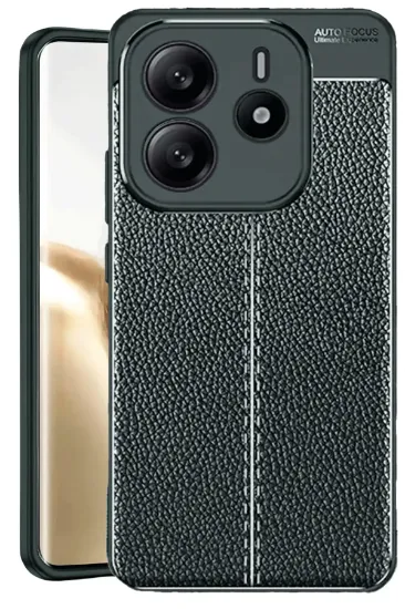 Newface Xiaomi Redmi Note 14 4G Kılıf Auto Focus Kapak - Koyu Yeşil resmi