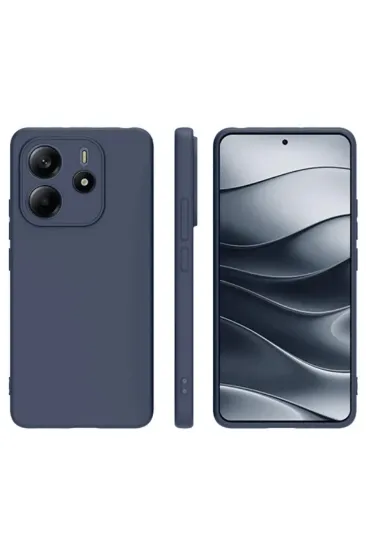 Newface Xiaomi Redmi Note 14 4G Kılıf First Silikon - Lacivert resmi