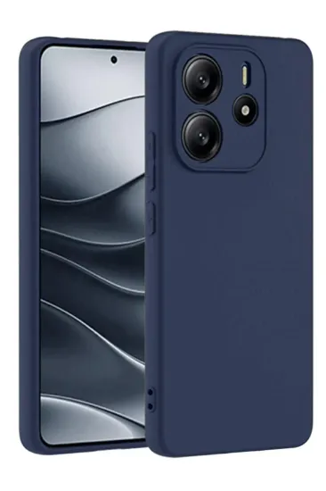 Newface Xiaomi Redmi Note 14 4G Kılıf First Silikon - Lacivert resmi