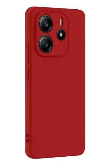 Newface Xiaomi Redmi Note 14 4G Kılıf First Silikon - Kırmızı resmi