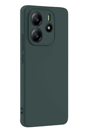 Newface Xiaomi Redmi Note 14 4G Kılıf First Silikon - Koyu Yeşil resmi