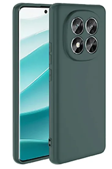 Newface Xiaomi Redmi Note 14 Pro 4G Kılıf First Silikon - Koyu Yeşil resmi